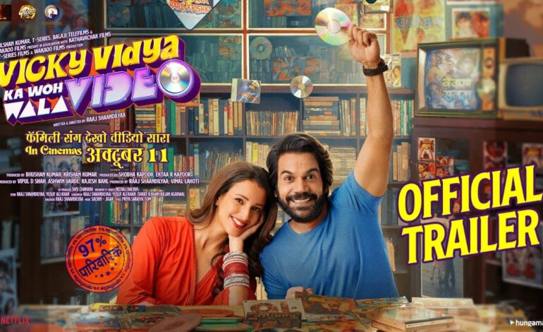 Vicky Vidya Ka Woh Wala Video trailer featuring Rajkumar Rao and Tripti Dimri